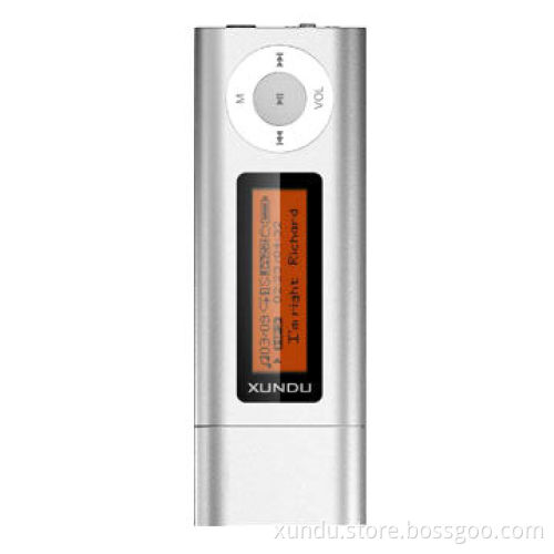 Flash MP3 Player with Lithium Battery, Supports Multiple Languages